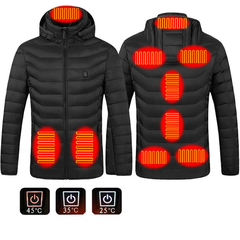 Heated USB Electric Jacket Coat