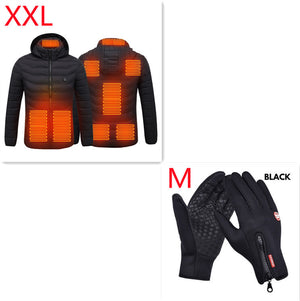 Heated USB Electric Jacket Coat