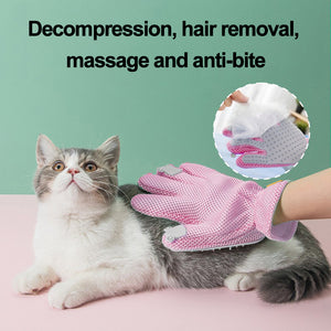 Cat Gloves Grooming Hair DE shedding Brush Dog Comb