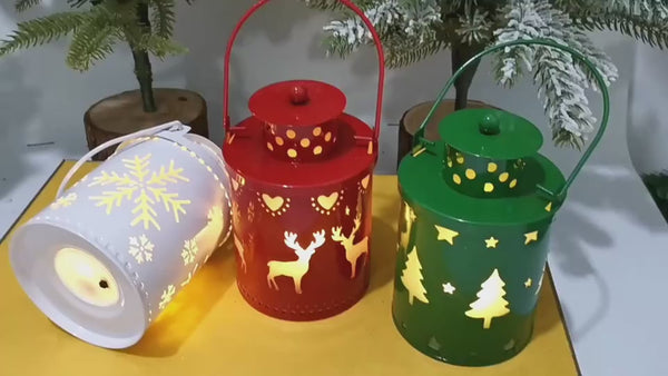 Christmas Candle Lights LED Small Lanterns Wind Lights Electronic Candles