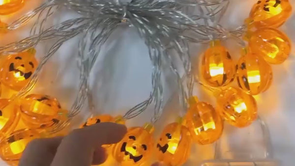 Halloween Decoration Pumpkin LED String Lights Lantern